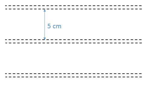 5 cm Enine Tren Yolu / Ray (Çift)